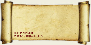 Tijana Tomasović vizit kartica